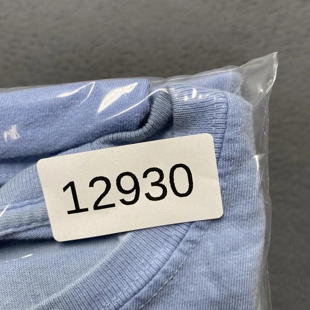 Polo Ralph Lauren Shirt Mens Large Light Blue Long Sleeve Logo Crewneck Tee